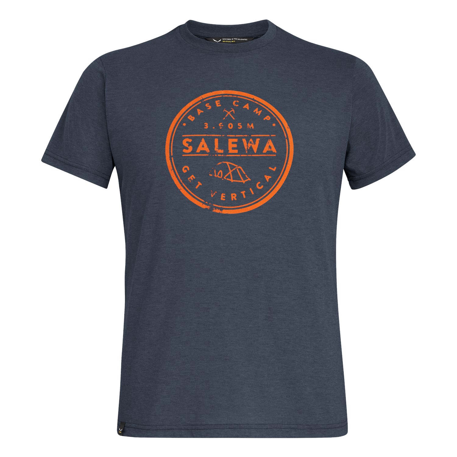 T-Shirts Salewa Base Camp Drirelease® Homem Azuis 409HJGKOP